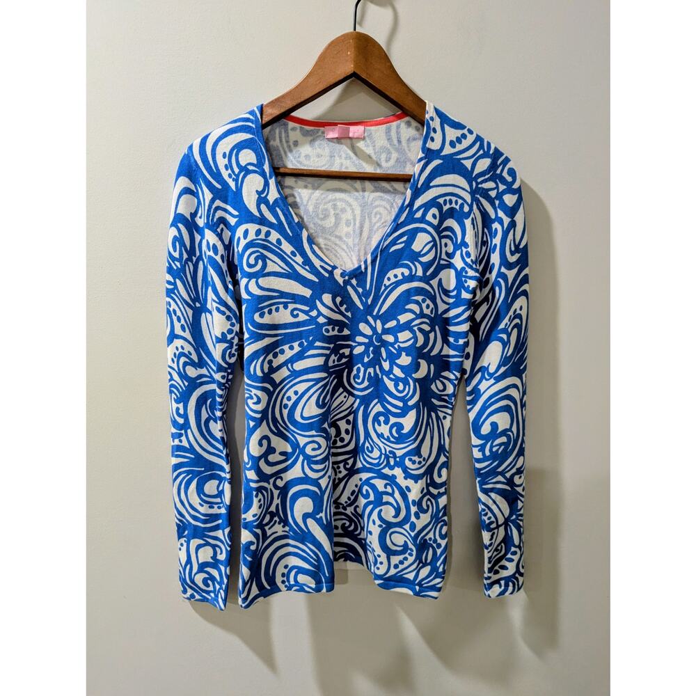 Lilly Pulitzer Adelaide V Neck Sweater